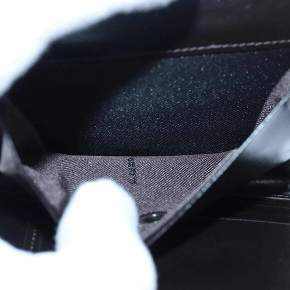 FENDI Zucca Canvas Wallet Black Brown Auth yk13705A - Picture 10 of 16